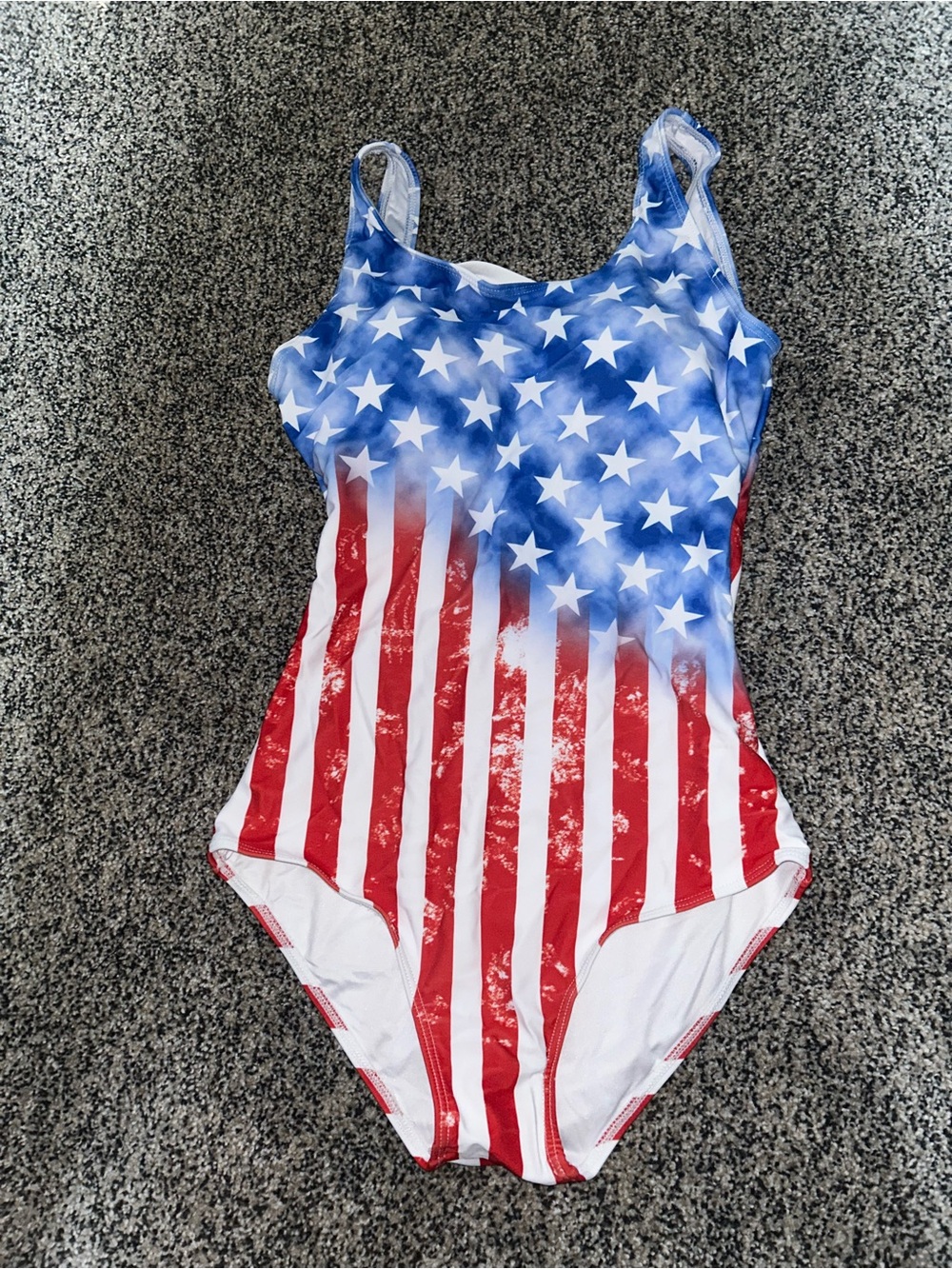 NWOT American Flag One-Piece Swimsuit - Stars & Stripes
